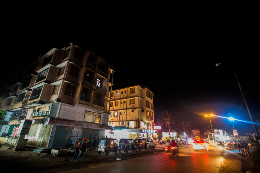 Калангут: Бурная ночь в Калангуте, Гоа, Индия