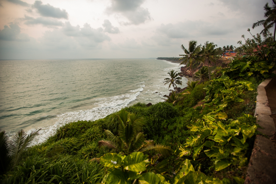 тропический рай: Тропический рай в Варкале, Керала, Инидя.